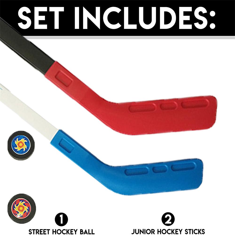 Kids Outdoor Hockey Sticks - مجموعة عصا هوكي بلاستيكية بطول 72