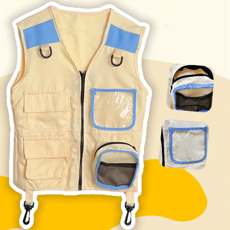 Kids Outdoor Vest - صدرية مستكشف للمغامرات للأطفال ، لعبة
