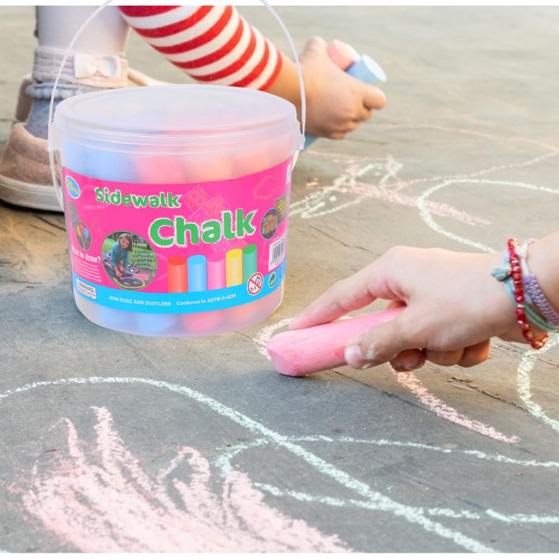 Chalk Outdoor Jumbo - طباشير بألوان الرصيف الجامبو قابل للغسل