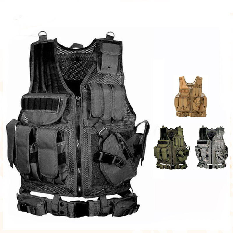 Kids Outdoor Vest - سترة تكتيكية قابلة للتعديل بنظام مولي،