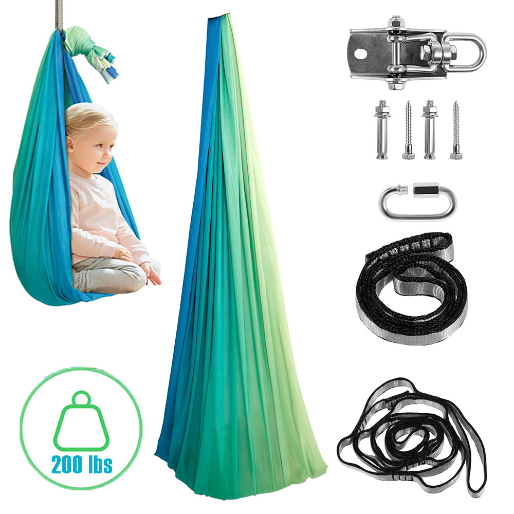 Kids Outdoor Hammock Swing - أرجوحة حسية للأطفال بطبقة مزدوجة مريحة