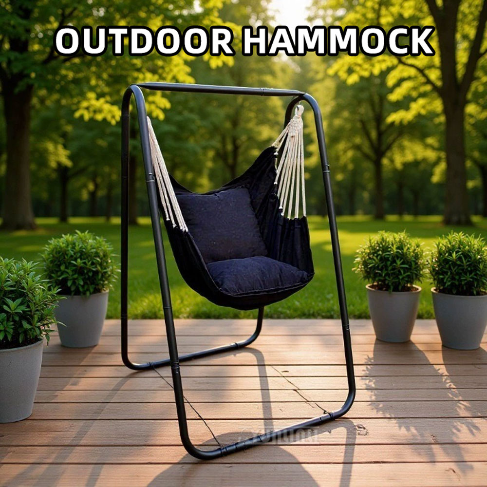 Kids Outdoor Hammock Swing - كرسي أرجوحة معلق، سهل التركيب، للاستخدام