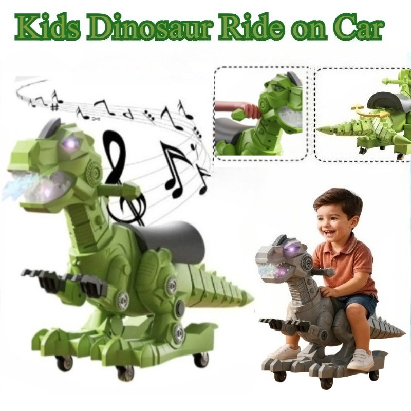Kids Outdoor Car - ركوب الديناصورات على ألعاب ركوب الأطفال