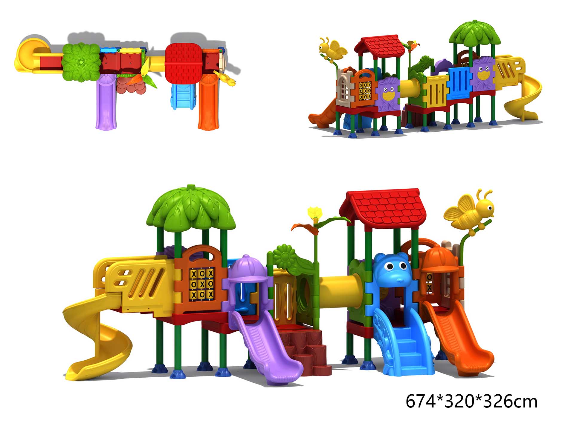 مجموعات مسرح ملعب للأطفال منزل - مراجعة Kids Outdoor Slide Set وسعره