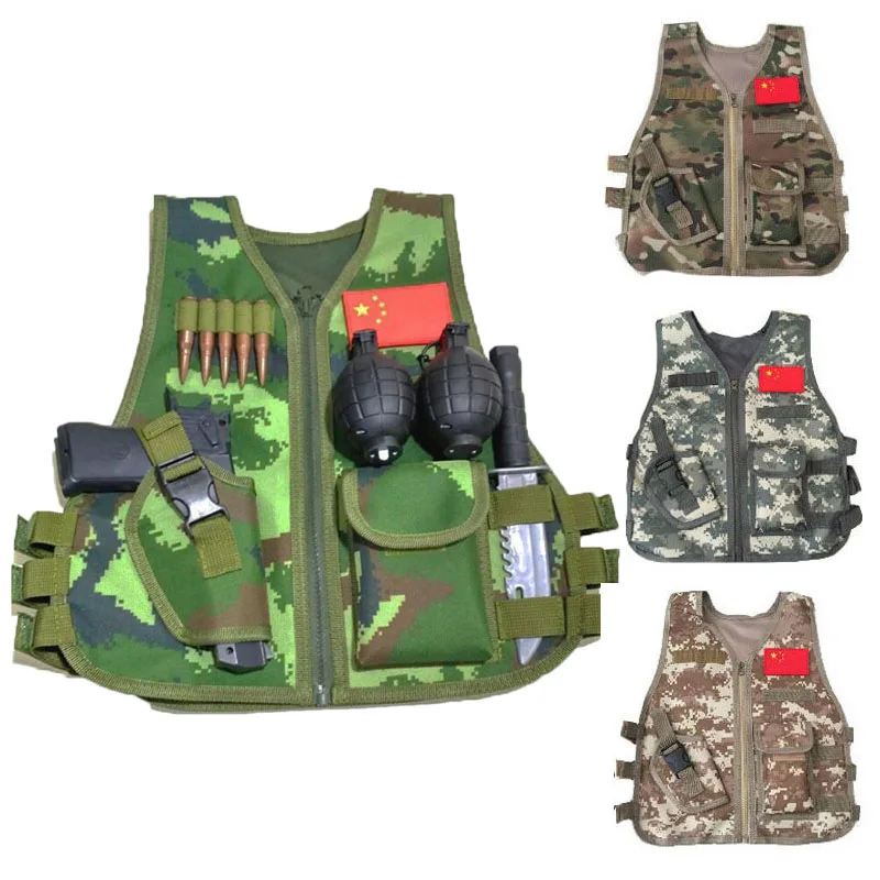 سترة قناص للأطفال بنمط التمويه - مراجعة Kids Outdoor Vest وسعره
