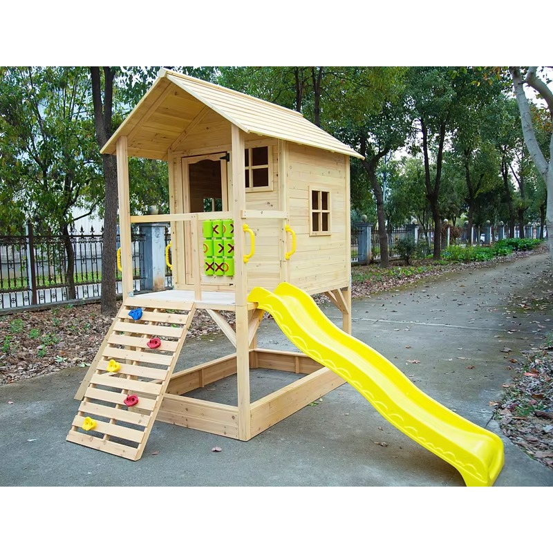 بيوت لعب خشبية للأطفال في الحد - مراجعة Kids Outdoor Wooden Playhouse وسعره