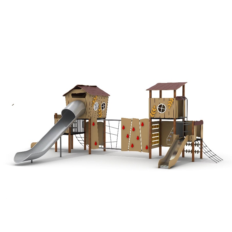 مجموعة ألعاب خشبية خارجية مع ب - مراجعة Kids Outdoor Wooden Playhouse وسعره