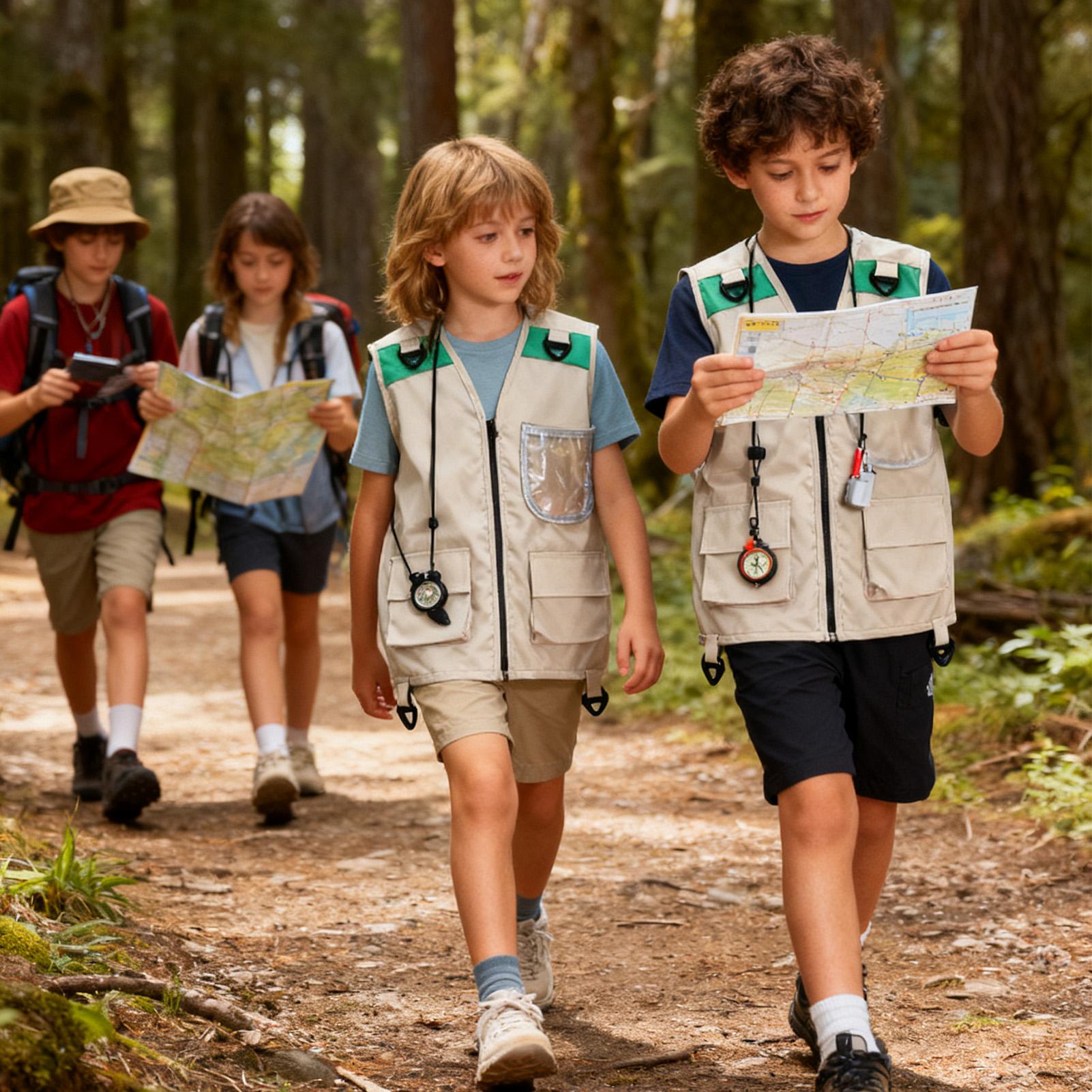 سترة استكشافية للأطفال، زي سفا - مراجعة Kids Outdoor Vest وسعره