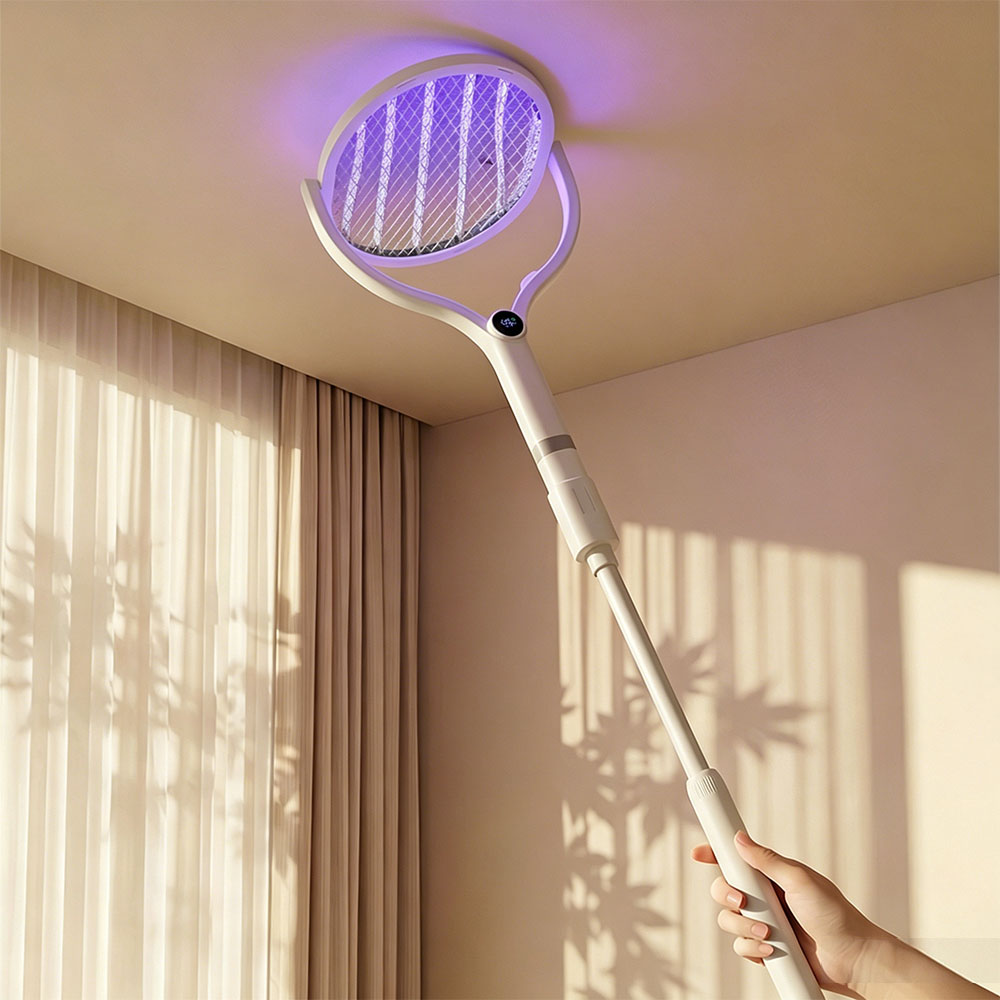 مضرب كهربائي قابل للتمديد لقتل - مراجعة Bug Catching Kit وسعره