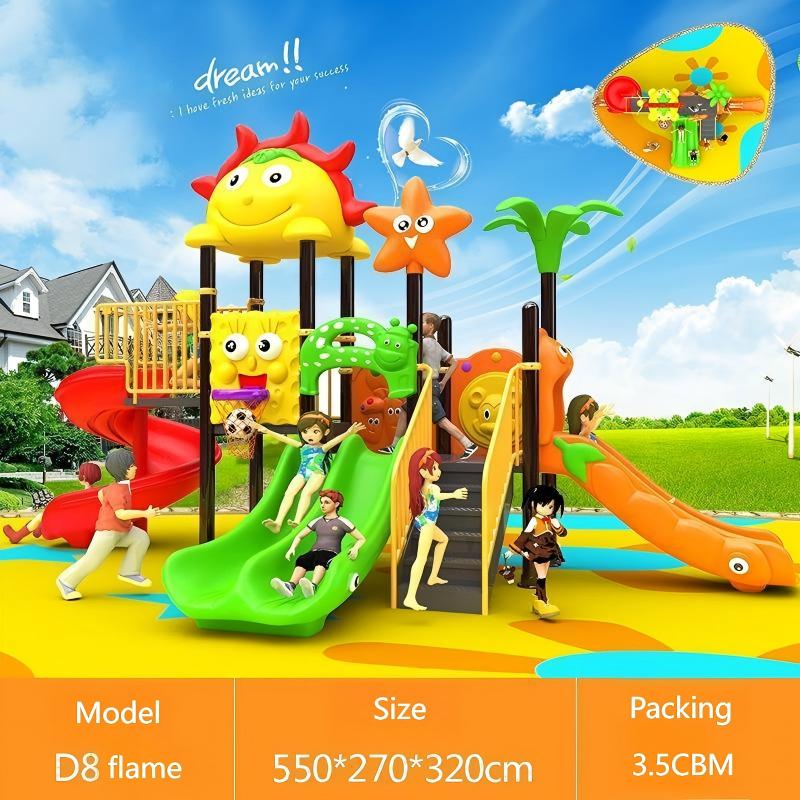 مجموعة أرجوحة من الفولاذ والبل - مراجعة Kids Outdoor Slide Set وسعره