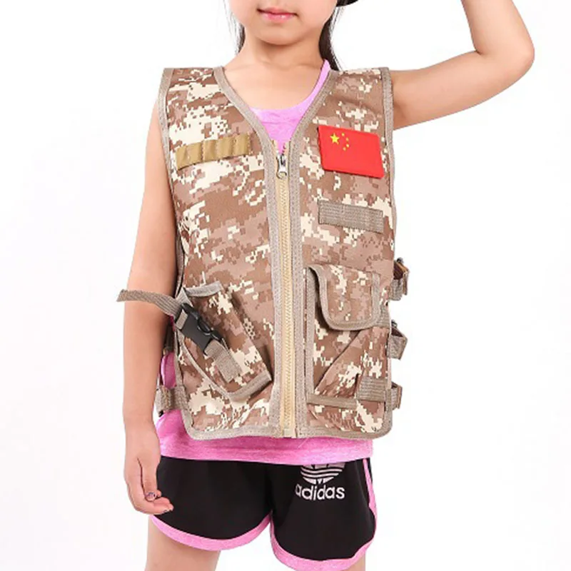 سترة مموهة تكتيكية للأطفال ، ا - مراجعة Kids Outdoor Vest وسعره