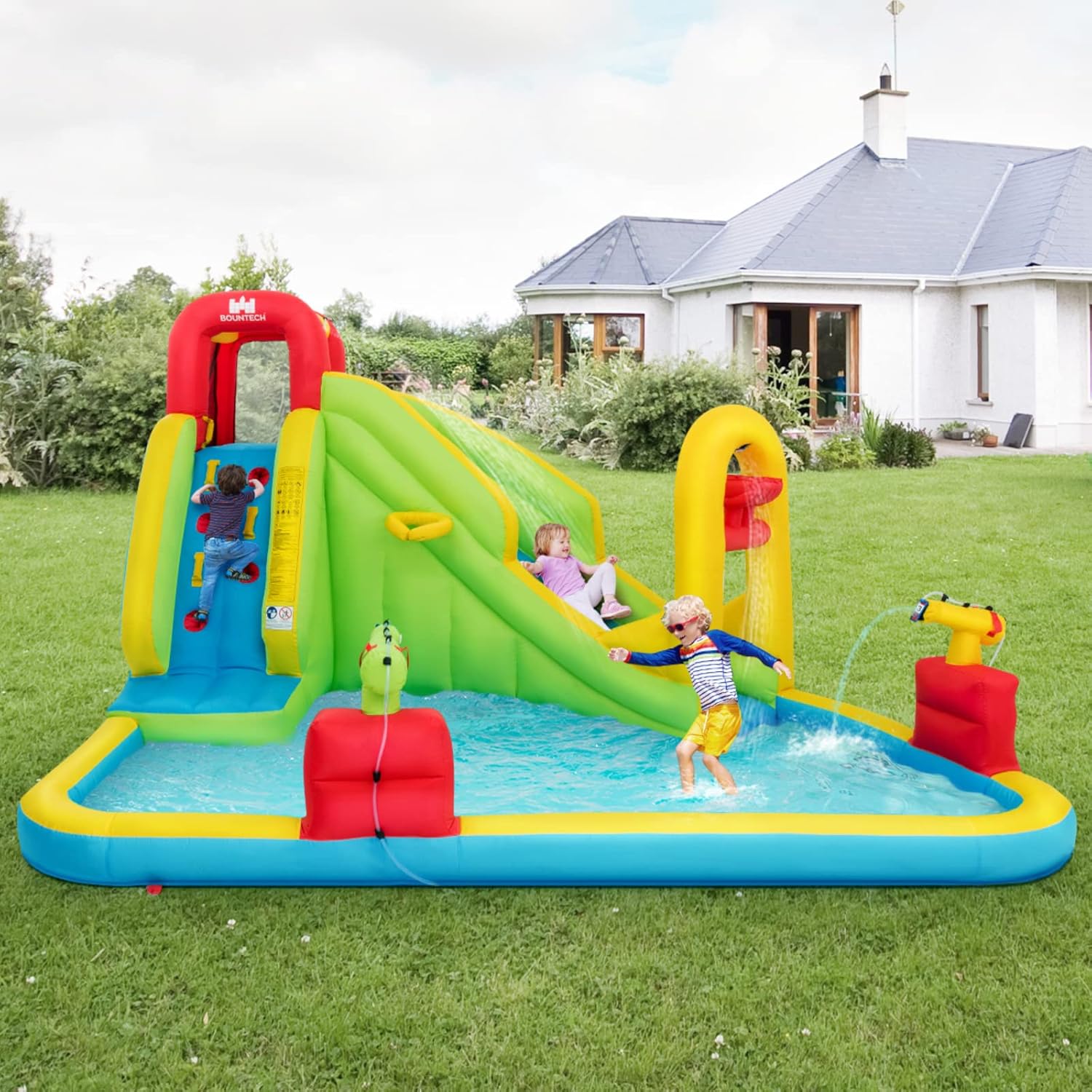 حديقة مائية قابلة للنفخ ضخمة ل - مراجعة Kids Outdoor Pool وسعره