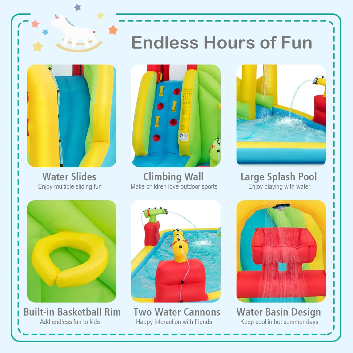حديقة مائية قابلة للنفخ ضخمة ل - مراجعة Kids Outdoor Pool وسعره