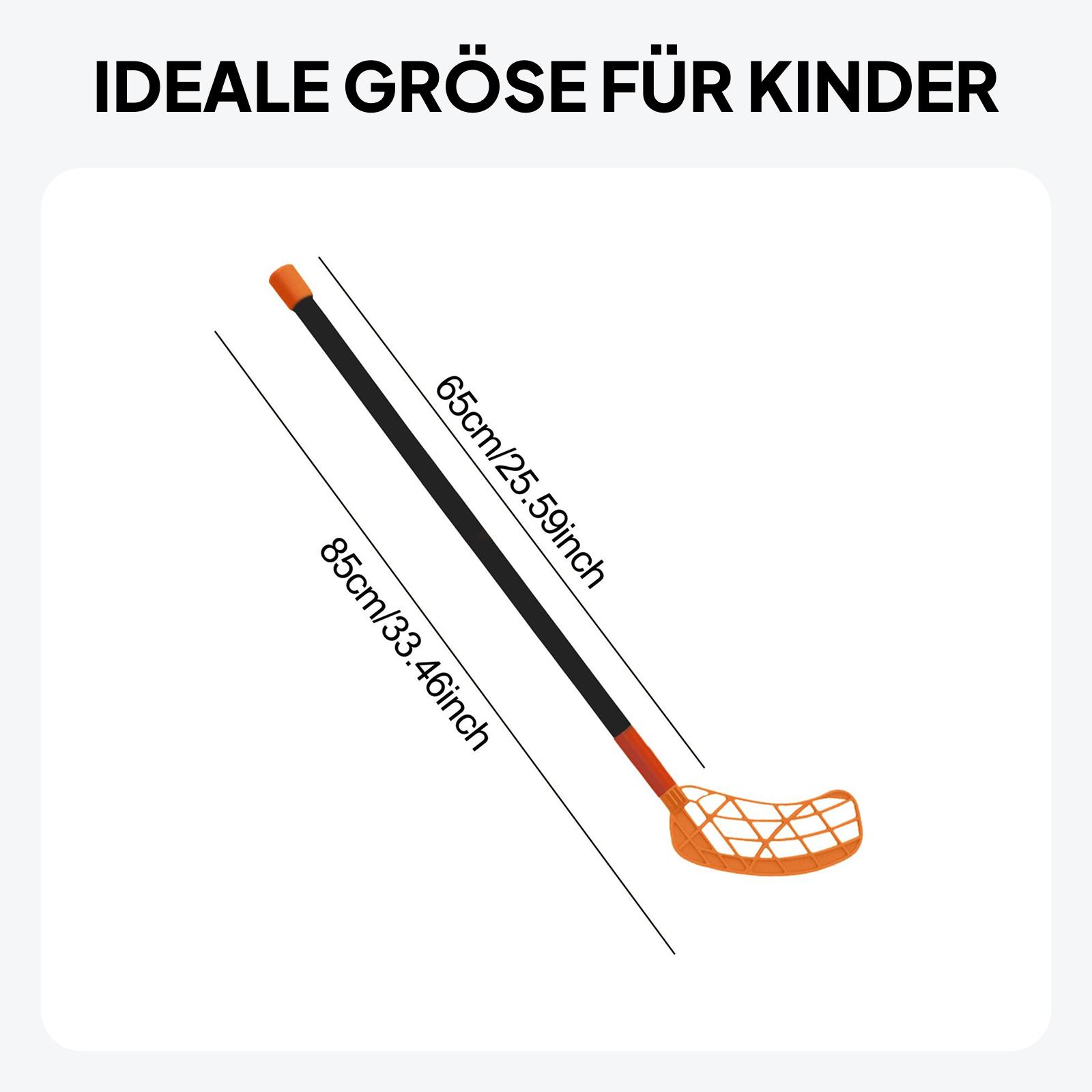 عصا هوكي خفيفة الوزن بطول 65 س - مراجعة Kids Outdoor Hockey Sticks وسعره