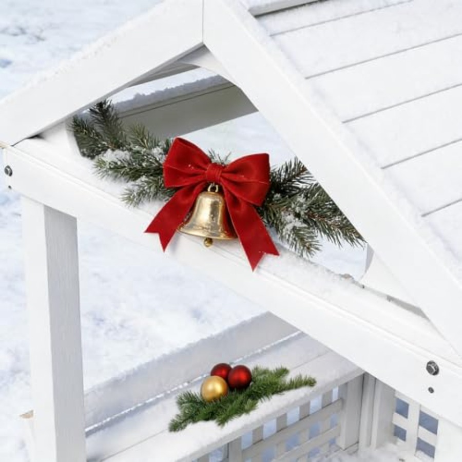 بيت ألعاب خشبي للأطفال من عمر  - مراجعة Kids Outdoor Wooden Playhouse وسعره