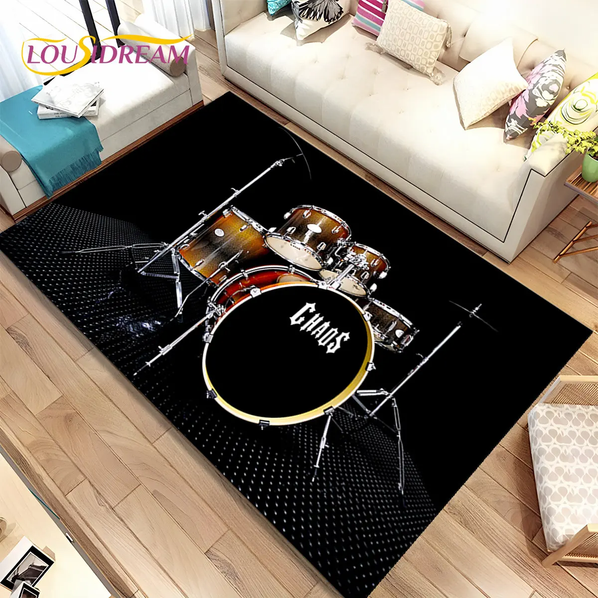 سجادة على شكل طقم طبول موسيقية - مراجعة Kids Outdoor Instruments وسعره