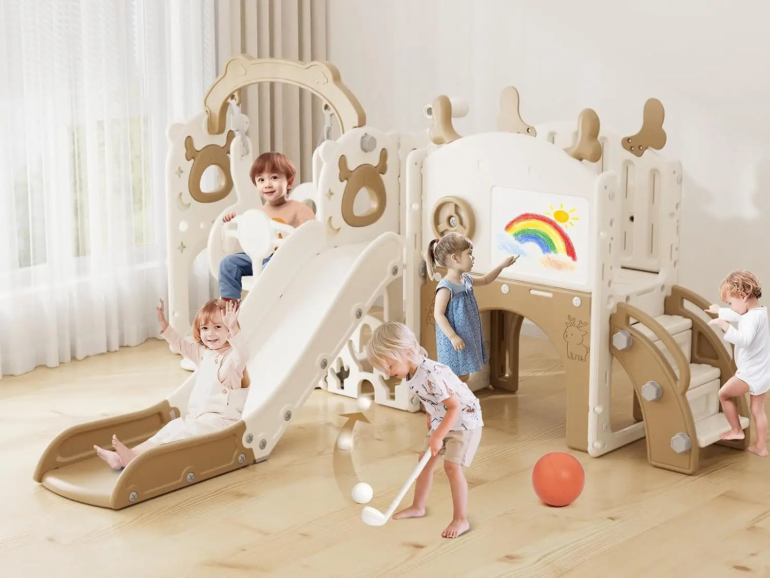 مجموعة ألعاب للأطفال الصغار 13 - مراجعة Kids Outdoor Slide Set وسعره
