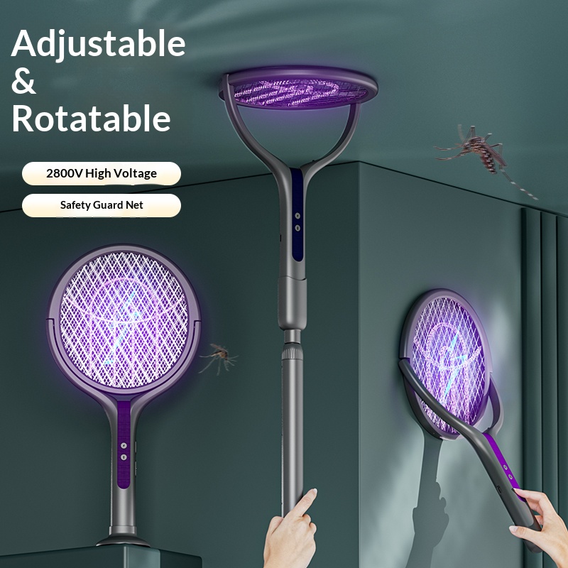 الدورية رئيس علة صاعق مضرب قاب - مراجعة Bug Catching Kit وسعره