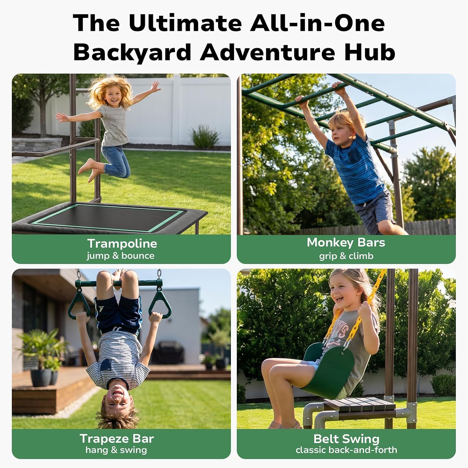 مجموعة ألعاب الأطفال الخارجية  - مراجعة Kids Outdoor Monkey Bar Set وسعره