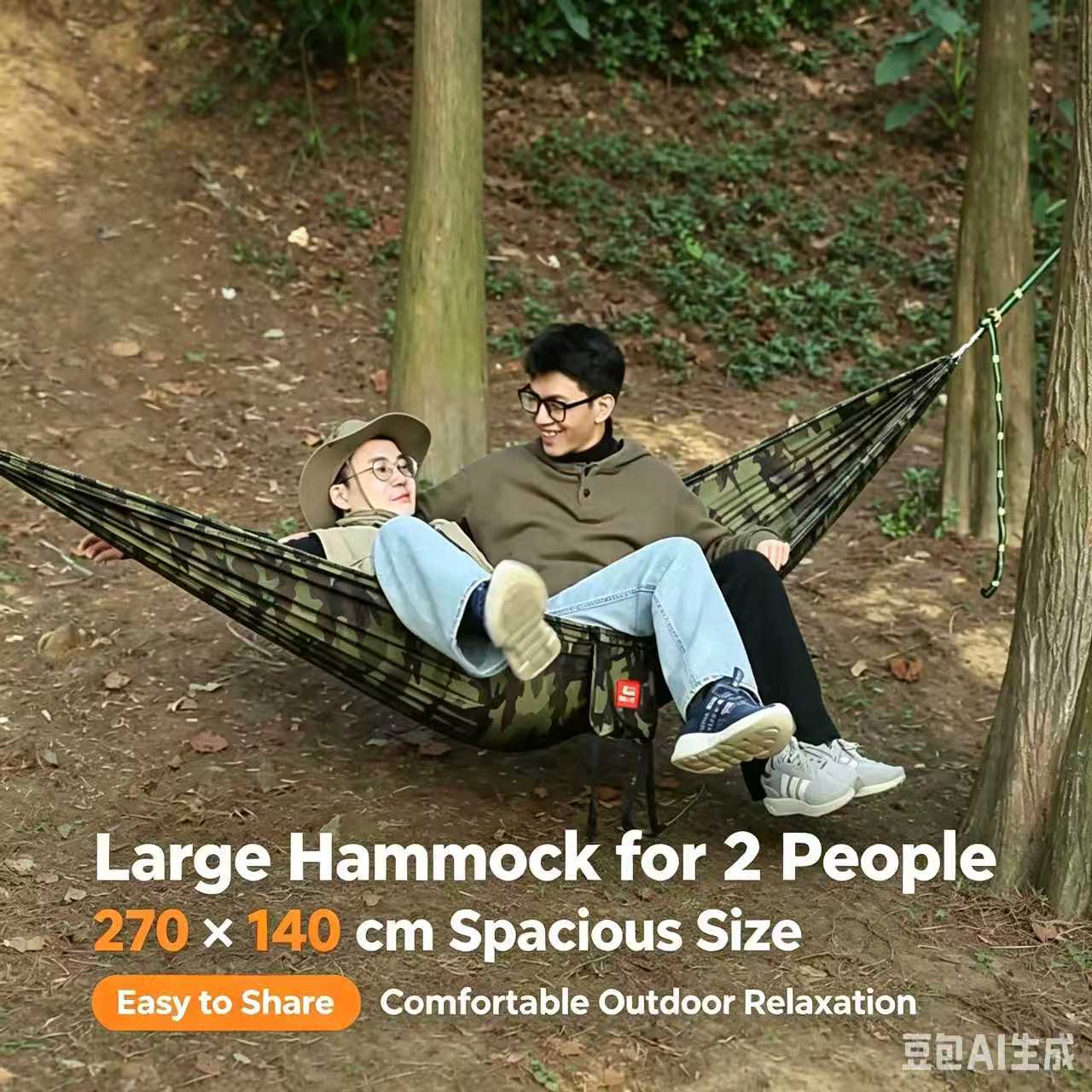 أرجوحة تخييم خارجية كبيرة مضاد - مراجعة Kids Outdoor Hammock Swing وسعره