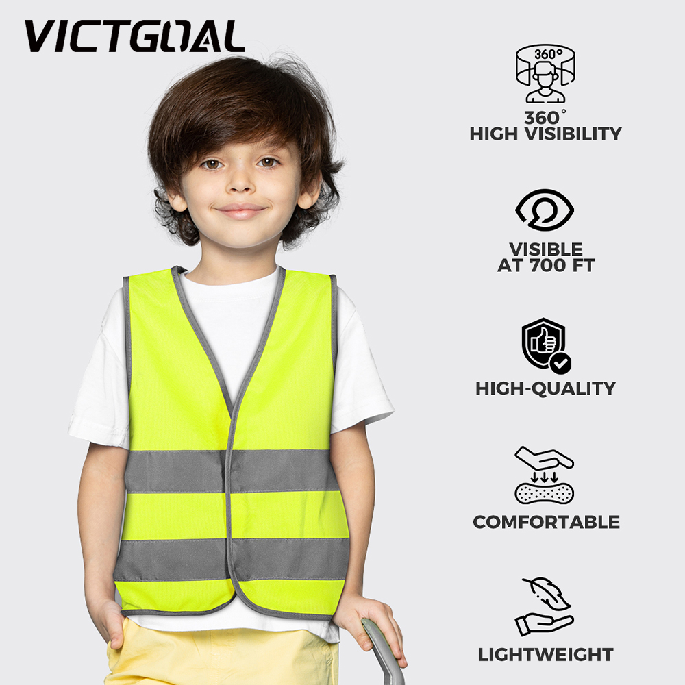 سترة أمان للأطفال ملابس عاكسة  - مراجعة Kids Outdoor Vest وسعره