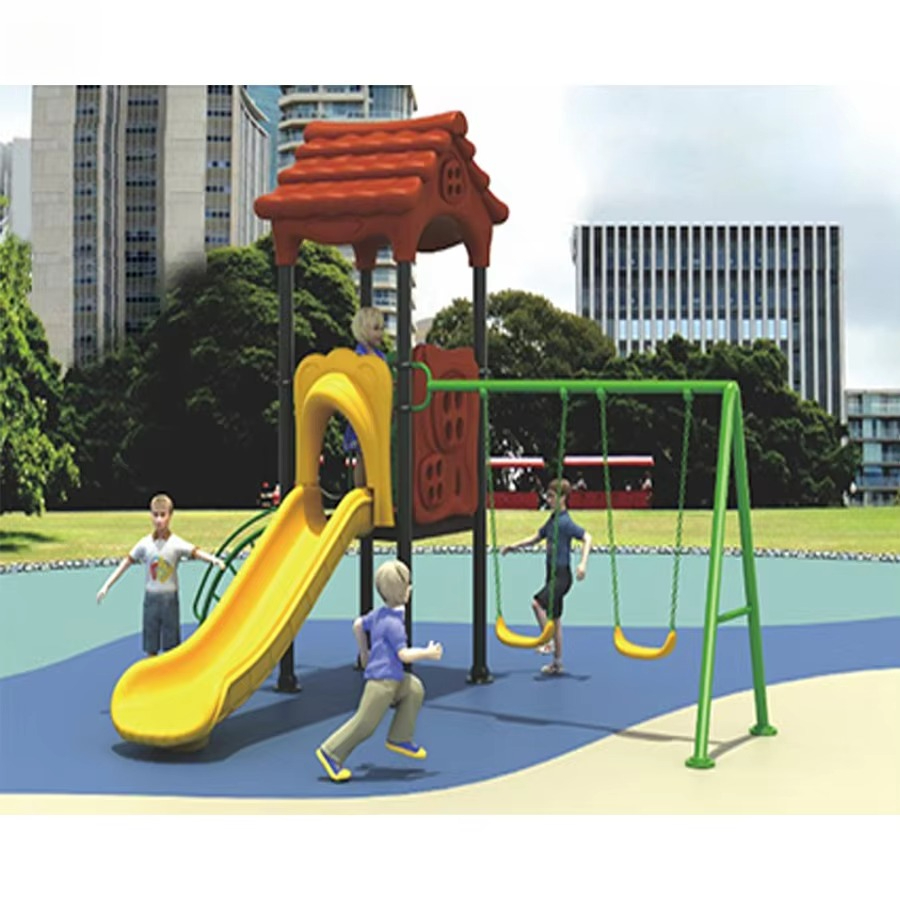 معدات ملعب من الفولاذ، أرجوحة  - مراجعة Kids Outdoor Slide Set وسعره