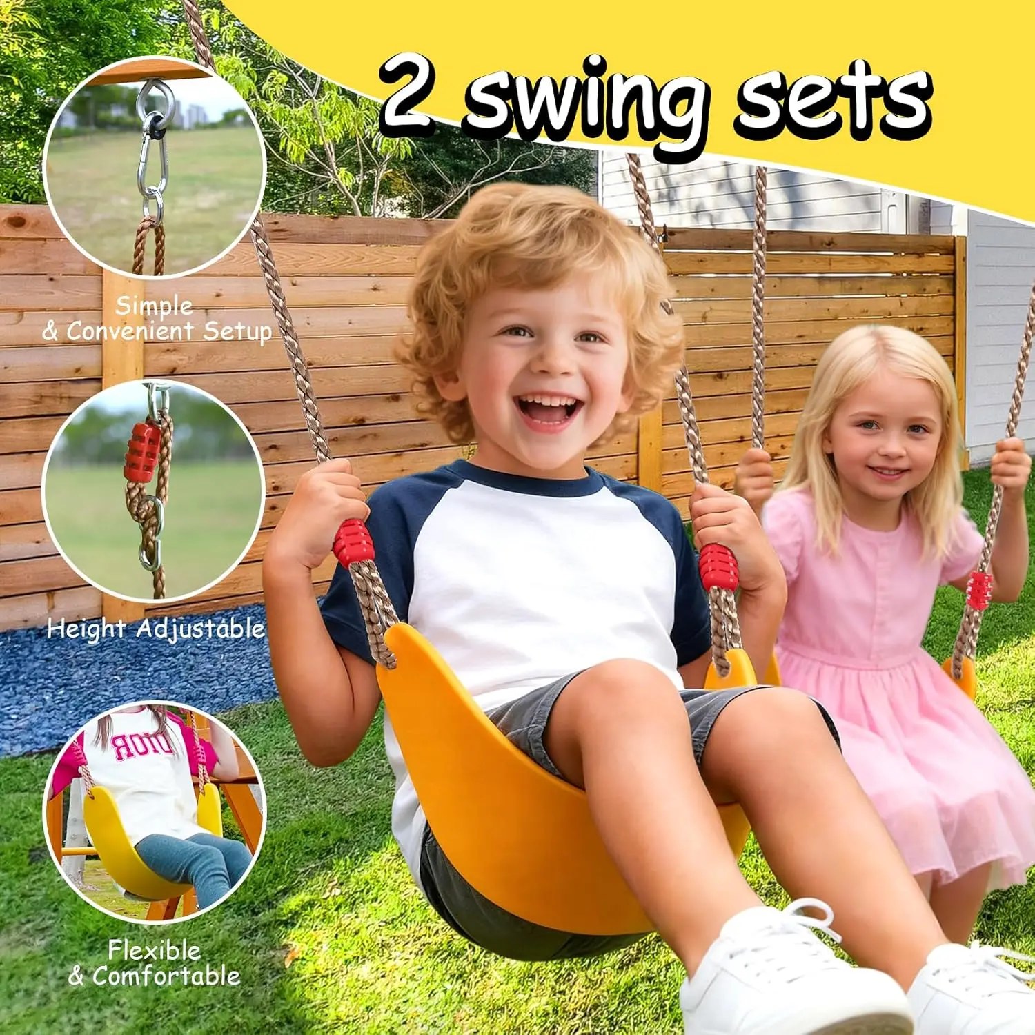 مجموعات أراجيح خشبية للفناء ال - مراجعة Kids Outdoor Monkey Bar Set وسعره