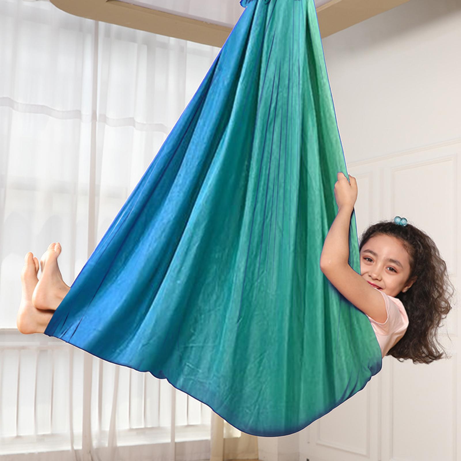 منشفة اليوغا الجوية سوينغ الأط - مراجعة Kids Outdoor Hammock Swing وسعره