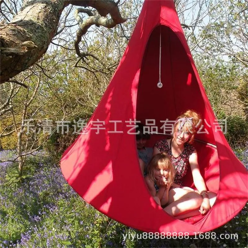 كرسي أرجوحة معلق على شكل خيمة  - مراجعة Kids Outdoor Hammock Swing وسعره