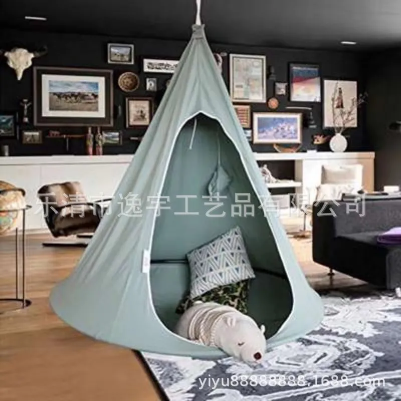 كرسي أرجوحة معلق على شكل خيمة  - مراجعة Kids Outdoor Hammock Swing وسعره